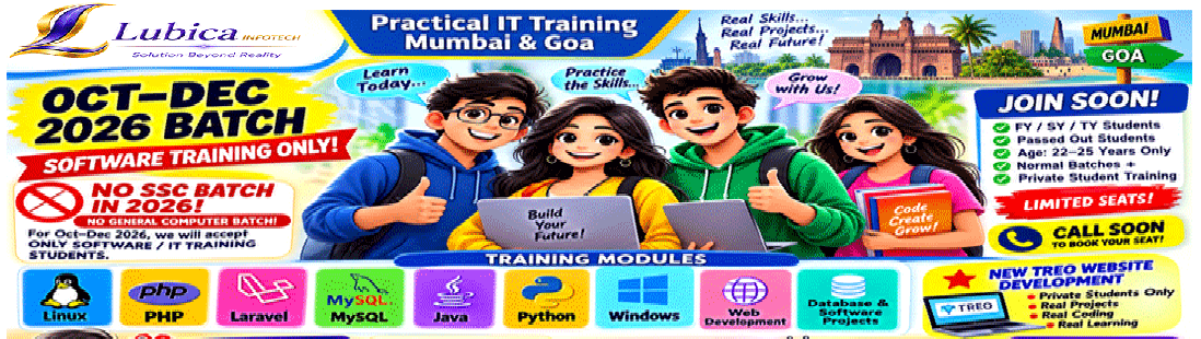 IT training institute in Mumbai and Goa